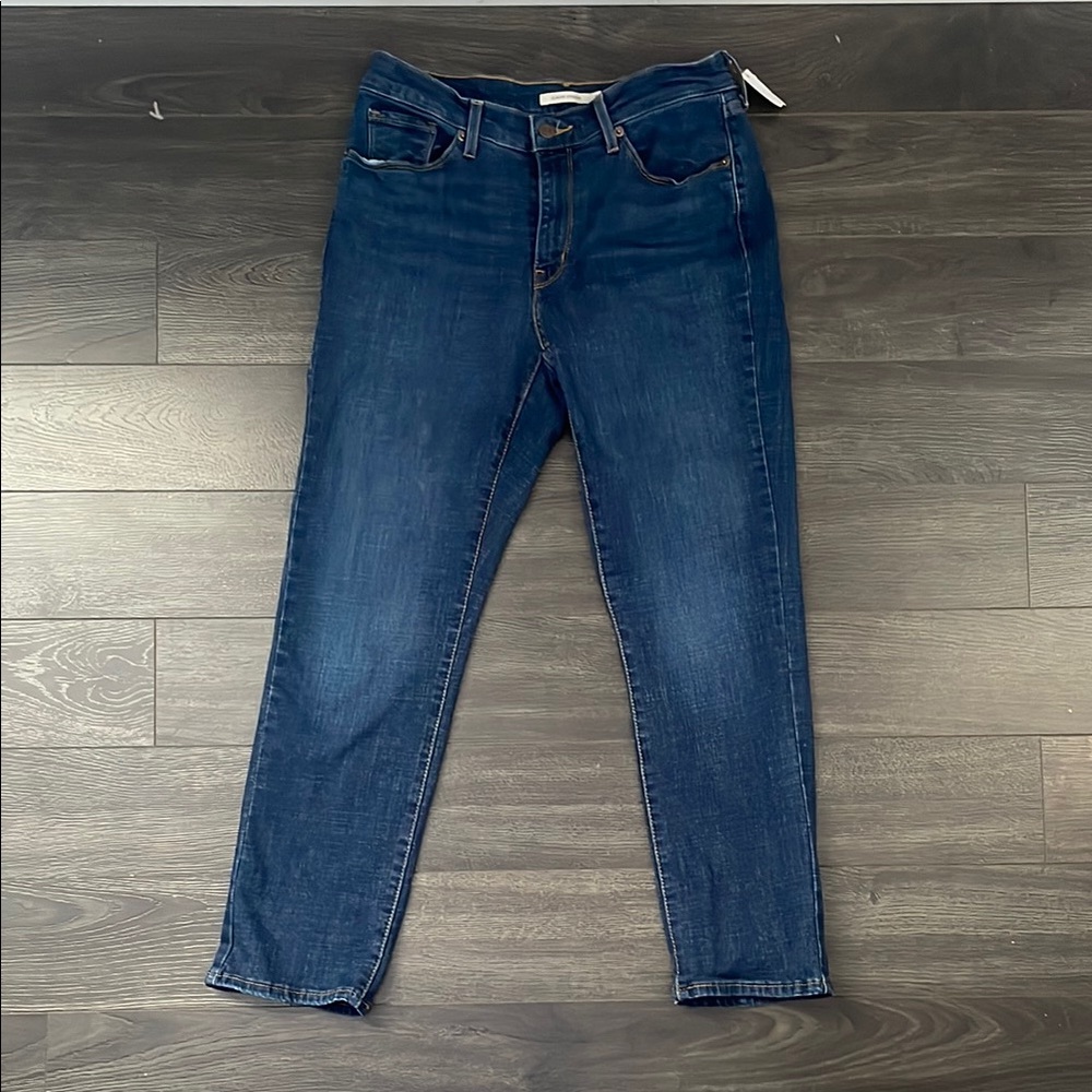 Levi's Blue Ankle Cropped Jeans Classic Style